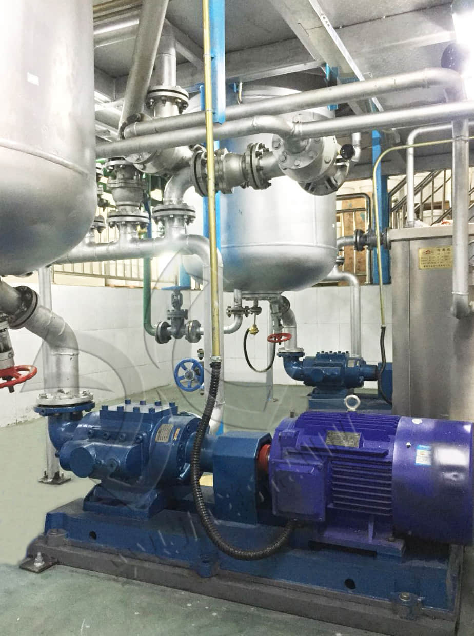 三螺杆泵应用领域(高温粘稠物料输送用三螺杆泵High temperature viscous material transportation three screw pump).jpg
